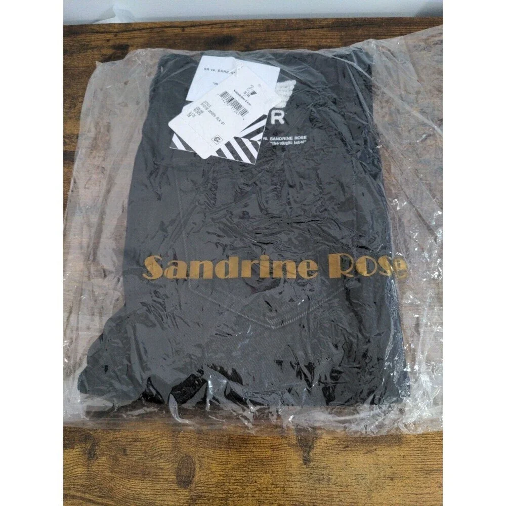 Free People‎ x SANDRINE ROSE Women Black Skinny Distressed Jeans